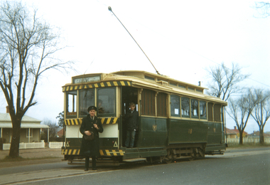 Tram in Victoria St Allan Jeffreys