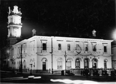Night Shot Post Office 1938