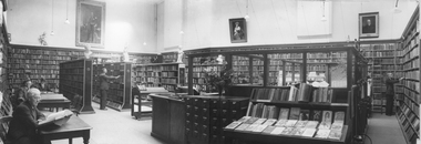 Inside Mechanics Institute Library 1930s