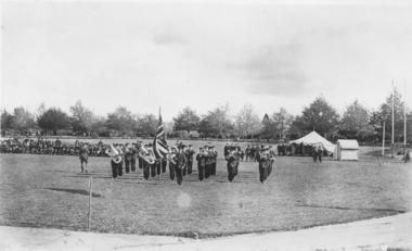 Band at City Oval 1922