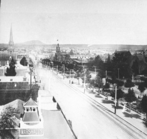 Looking down Sturt St from City Brigade 1905