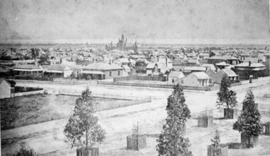 Looking SW toward Queen Elizabeth Centre 1860