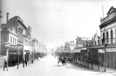 Looking West toward Town Hall