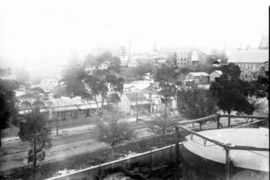Dana St before the hill
