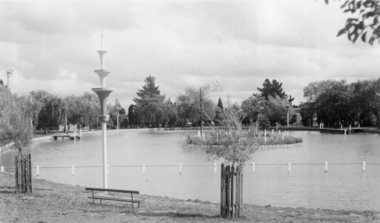 Looking over Eureka Swimming pool C 1960