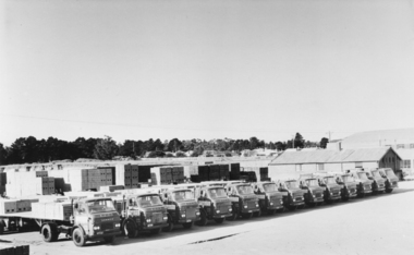 Selkirk trucks at factory