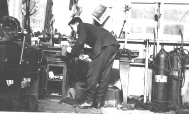 Inside Deveson's workshop
