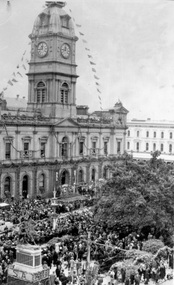 Town Hall & Crowd 1938 Festival