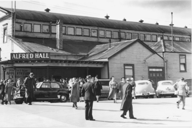 Alfred hall shortly before demolition 1956