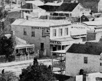 Burke's Hotel Doveton St Nth 1872 Retouched