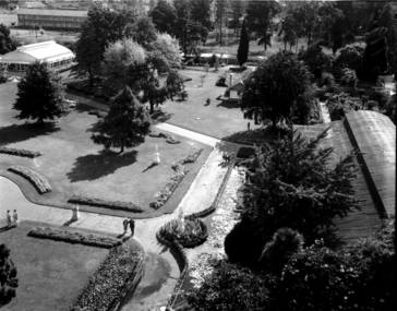 Birds eye view of Gardens 1960's