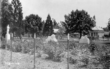 Gardens & Lions statues