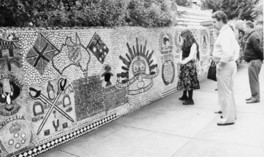 Shell House wall