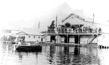 Rowboat on Lake Wendouree