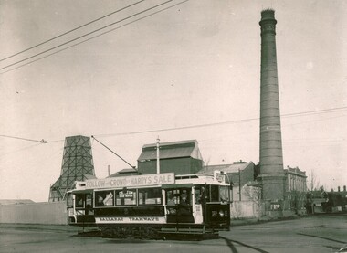Tram At SEC Building Wendouree Pde