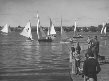 Yachting Lake Wendouree View Point 1945