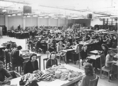Lucas Finishing Section new factory 1945
