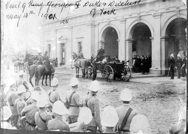 Duke & Duchess of York Ballarat Railway Station May 10th 1901