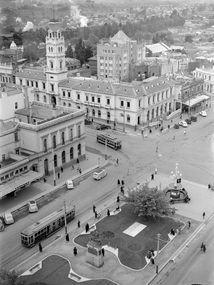 Looking toward Post Office from Town Hall Tower
