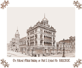 National Mutual building sketch