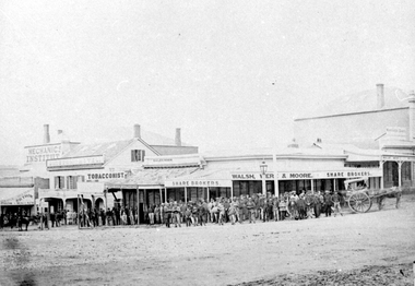 The Corner cnr Lydiard & Sturt Sts 1860s