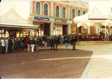 Opening of Bridge Mall, Max Harris