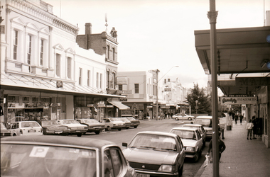 Bridge St 1980's eastern end, Max Harris