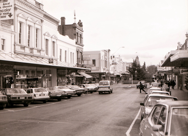 Bridge St 1980's eastern end, Max Harris