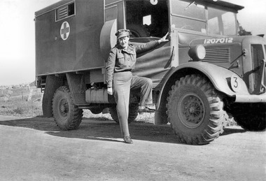 Norma with Army Ambulance WW2