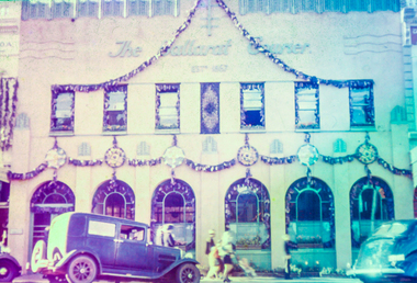 Slide - Photograph by Herb Richmond, 1938 Victoria Centenary Ballarat Courier Building