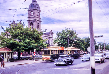 Slide - Photograph by Herb Richmond, Ballarat Trams Oct 1969