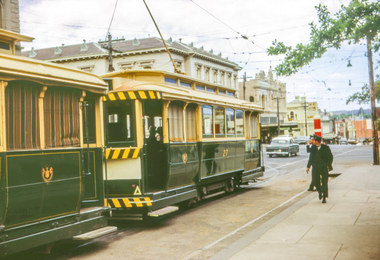 Slide - Photograph by Herb Richmond, Ballarat Trams Oct 1969