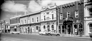 Film - Photograph by Herb Richmond. ca 1971, Ballarat, Lydiard St Sth - view SW