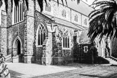 Film - Photograph by Herb Richmond. ca 1971, Ballarat St Patrick's Cathedral - cnr Dawson & Sturt sts