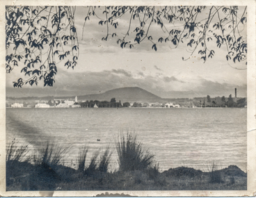 Print - Photograph by Herb Richmond, View of Ballarat City across Lake Wendouree