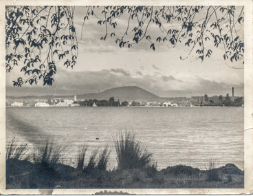 Print - Photograph by Herb Richmond, View of Ballarat City across Lake Wendouree