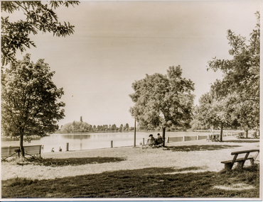 Print - Photograph by Herb Richmond. ca 1971, Lake Wendouree, Ballarat