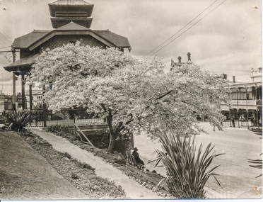 Print - Photograph by Herb Richmond, SS Titanic Memorial Bandstand, Sturt St, Ballarat
