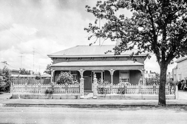 Film - Photograph by Herb Richmond. ca 1971, Lace ironwork house 620 Drummond St, Ballarat