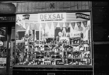 Film - Photograph by Herb Richmond. ca 1971, Chemist shop, Ballarat