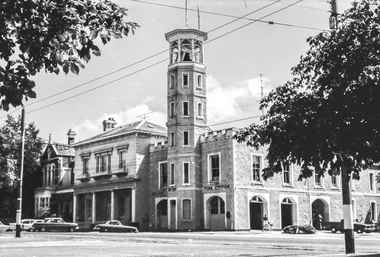 Film - Photograph by Herb Richmond. ca 1971, Ballarat City Fire Station