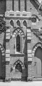 Film - Photograph by Herb Richmond. ca 1971, Ballarat Lutheran Church front