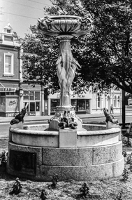 Film - Photograph by Herb Richmond. ca 1971, Urn Memorial, Ballarat