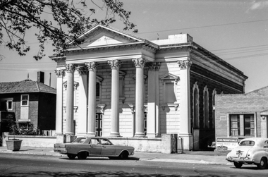Film - Photograph by Herb Richmond. ca 1971, Ballarat Baptist Church, Dawson St, National Trust Classification