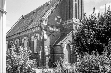 Film - Photograph by Herb Richmond. ca 1971, Old Lutheran Church, Doveton St, Ballarat