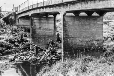 Film - Photograph by Herb Richmond. ca 1971, Scotchmans, Concrete Road Bridge Over the Yarrowee River, Between Napoleans and Buninyong