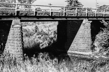 Film - Photograph by Herb Richmond. ca 1971, Skipton - Road Bridge Over The Emu Creek