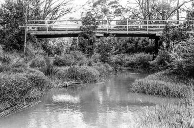 Film - Photograph by Herb Richmond. ca 1971, Hunts Bridge- On the Moorabool River, below Bungal Dam