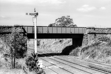 Film - Photograph by Herb Richmond. ca 1971, Road Over Railway Bridge, Queen St, Ballarat