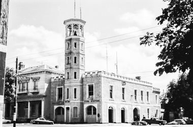 Film - Photograph by Herb Richmond. ca 1971, Fire Station, Ballarat